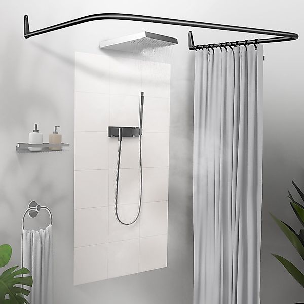 Erica Duschvorhangstange Winkelstange Dusche 85x95x85 cm, günstig online kaufen