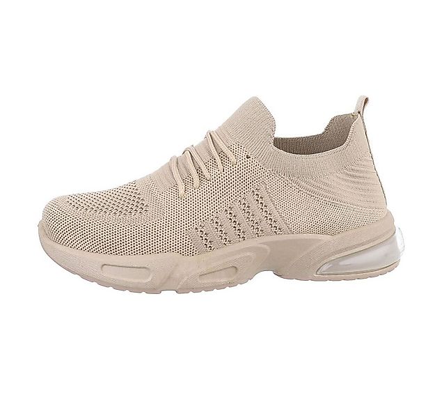 Coolwalk Herren Low-Top Freizeit Sneaker Flach Sneakers in Hellbraun günstig online kaufen