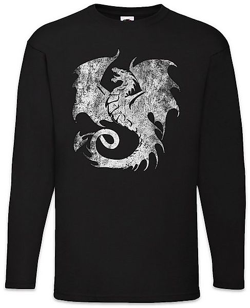 Urban Backwoods Langarmshirt Dragon V Langarm T-Shirt Drache Fantasy Tattoo günstig online kaufen