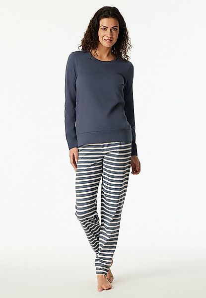 Schiesser Schlafanzug Casual Essentials (2 tlg) Baumwolle, Rundhalsausschni günstig online kaufen