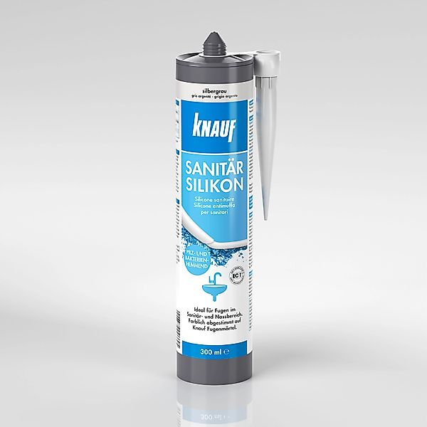 KNAUF Silikon Knauf Sanitär Silikon silbergrau günstig online kaufen