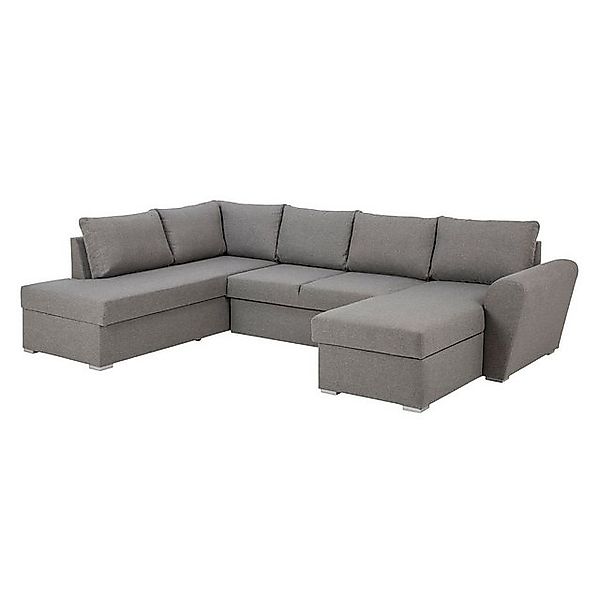 ebuy24 Schlafsofa Stan Schlafsofa Chaiselong rechts, lichtgrau. günstig online kaufen