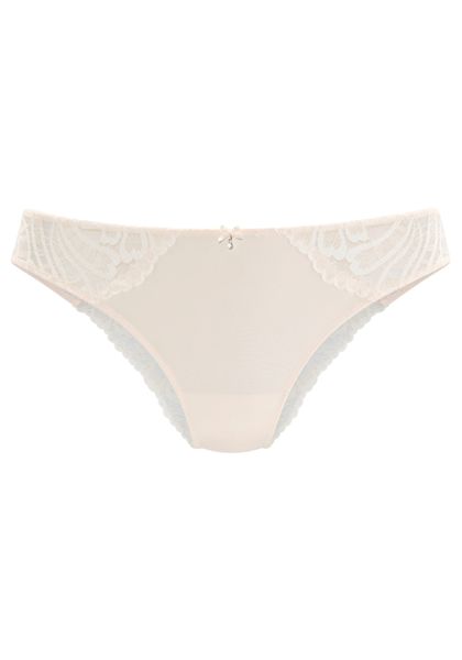 LASCANA Tanga "Flora" hinten aus leicht transparenter Spitze günstig online kaufen
