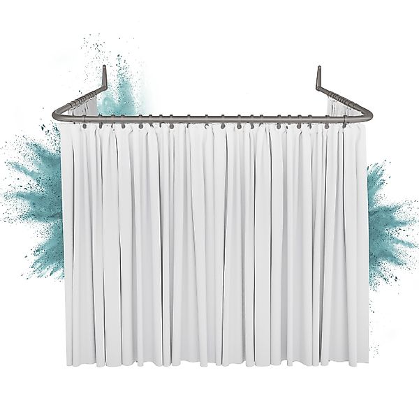 Erica Duschvorhangstange Winkelstange Dusche 85x95x85 cm, günstig online kaufen