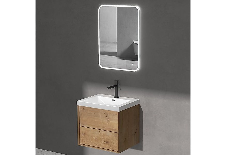 doporro Badmöbel-Set Badmöbel Set Badezimmermöbel Badezimmer Mineraguss Was günstig online kaufen