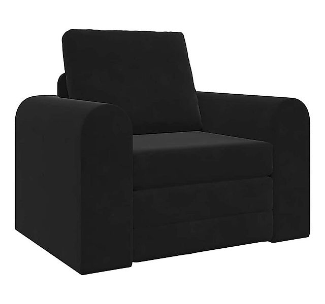 vidaXL Sofa Schlafsofa Schwarz 98 x 71 x 83 cm Samt, 1 Teile günstig online kaufen