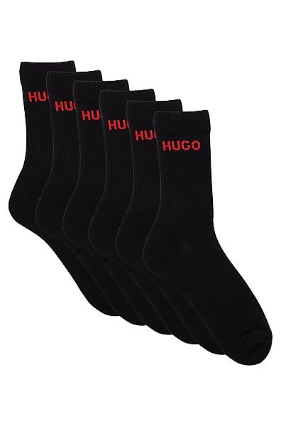 HUGO Socken 6P QS RIB LOGO günstig online kaufen