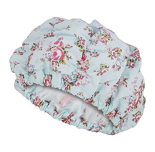 Fashy Duschhaube Fashy - Duschhaube hellblau mit bunten Blumen 3628 Duschka günstig online kaufen