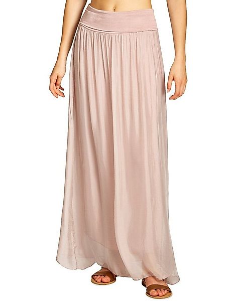 Caspar Faltenrock RO025 eleganter leichter Damen Sommer Rock mit Seidenante günstig online kaufen