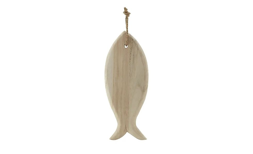 Deko Anhänger Fisch    ¦ holzfarben ¦ Holz ¦ Maße (cm): B: 14 H: 35 T: 2.0 günstig online kaufen