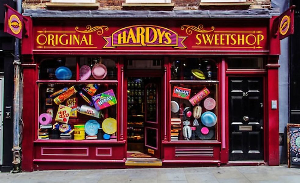 Papermoon Fototapete »Hardys Shop« günstig online kaufen