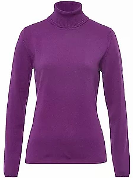 Rollkragen-Pullover aus Schurwolle und Kaschmir include lila günstig online kaufen