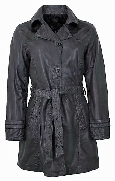 Maddox Lederjacke Borneo MADDOX - Damen Trenchcoat Ledermantel Mantel Lammn günstig online kaufen