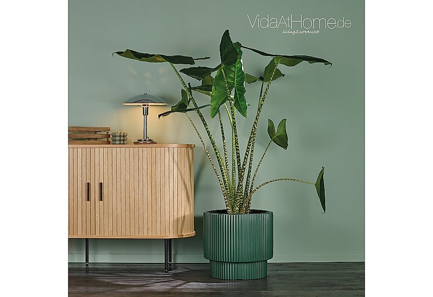 VidaAtHome.de Blumentopf Design-Pflanzgefäß IVY ø 40er, Modernes Rillendesi günstig online kaufen