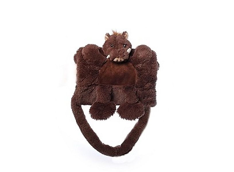 inware Plüschfigur Muff, Wildschwein / Luchs ca. 23 x 20 cm, Handmuff, Kind günstig online kaufen