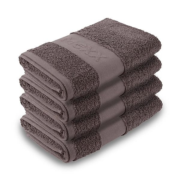 Bestlivings Handtuch Anthrazit 50 x 100 cm 4 Stück günstig online kaufen
