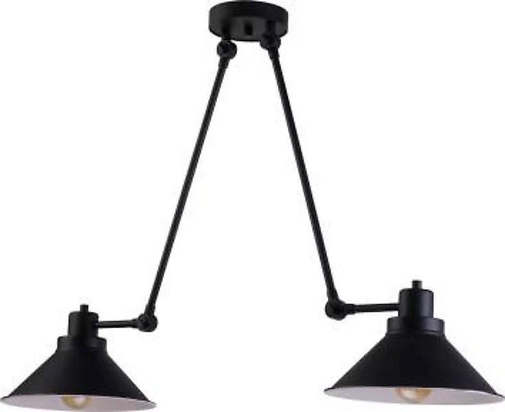 Deckenleuchte Schwarz 61-152cm SIMONA Büro Lampe günstig online kaufen