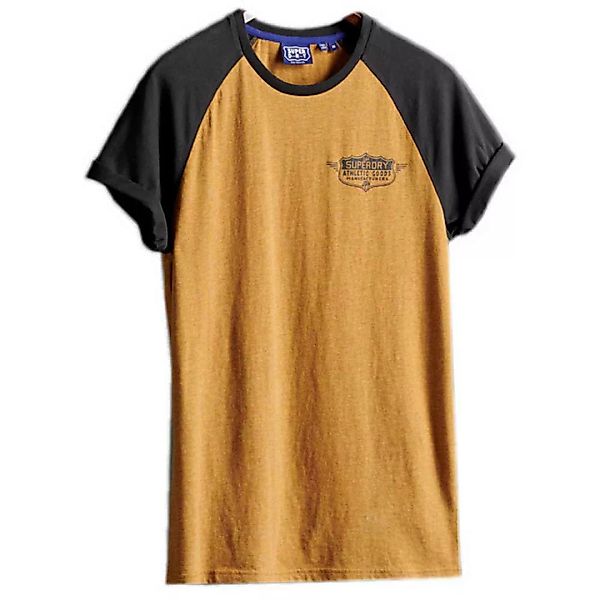 Superdry Speedway Raglan Kurzarm T-shirt XS Dark Sulphur Yellow Marl günstig online kaufen