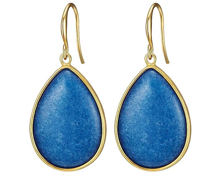 Lulu & Jane Paar Ohrhänger gelbgold, Messing günstig online kaufen