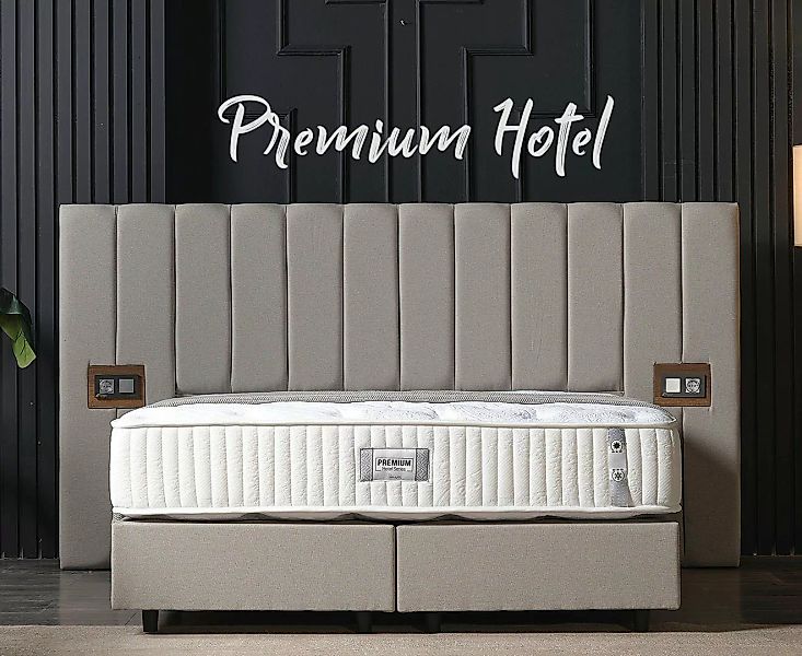 Villa Möbel Polsterbett Premium (Bettset, 4-tlg., Bettset), Bettkasten mit günstig online kaufen
