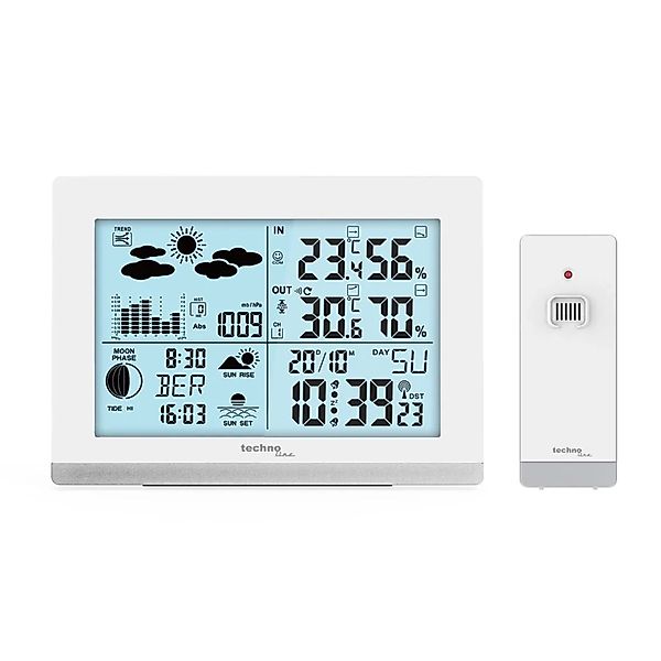 technoline Wetterstation WS 6762 Weiss günstig online kaufen
