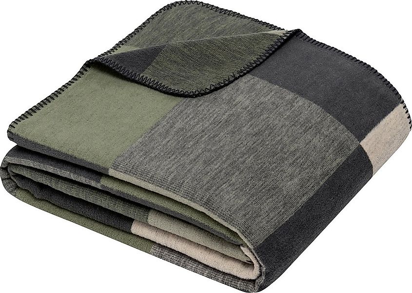 Wohndecke Bio Wohndecke "Hamilton", IBENA, Baumwolle Karo günstig online kaufen