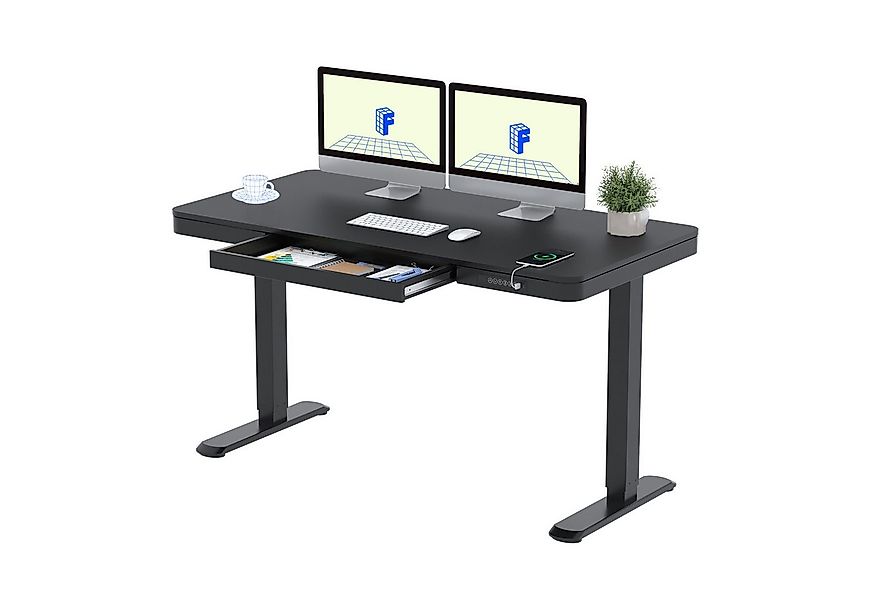FLEXISPOT Schreibtisch Höhenverstellbarer Schreibtisch MIT Schubladen (mit günstig online kaufen