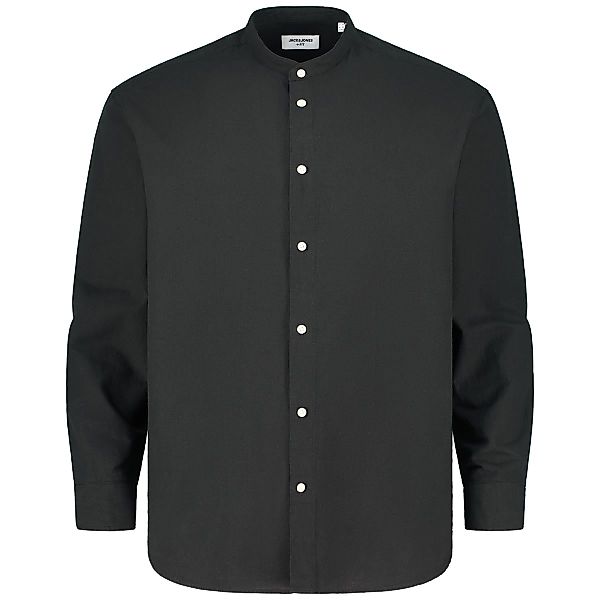 Jack&Jones Freizeithemd mit Leinen Farbe schwarz Größe: 8XL günstig online kaufen