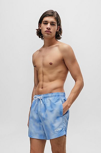 HUGO Badeshorts WES mit Batik-Print günstig online kaufen