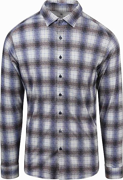 DESOTO Hemd Kent Karos Blau - Größe XXL günstig online kaufen