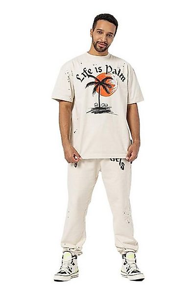 PALM ANGELS Print-Shirt Palm Angels T-Shirt Beige Herren günstig online kaufen