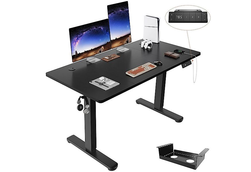 HOMALL Schreibtisch Höhenverstellbarer Schreibtisch mit 3 Höhen-Speicherfun günstig online kaufen