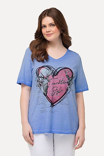Ulla Popken T-Shirt T-Shirt Trachtenherz Classic günstig online kaufen