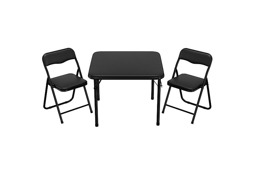 GarveeMore Kindersitzgruppe Klappbarer 3-teiliges mit weichem PU-Kissen, Ti günstig online kaufen