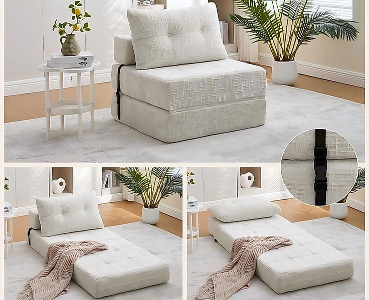 LVHOM Schlafsofa Einzel-Klappsofa mit Kissen & günstig online kaufen