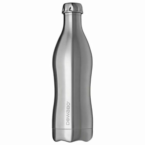 DOWABO® Isolierflasche Trinkflasche Pure Steel 750ml transparent günstig online kaufen
