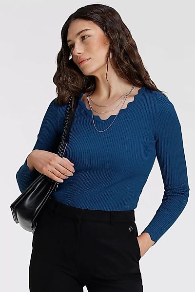 Laura Scott V-Ausschnitt-Pullover günstig online kaufen