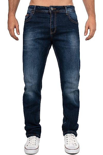 Cipo & Baxx Bikerjeans Herren Slim Fit Hose Stonewashed BA-CD820 Stylisches günstig online kaufen