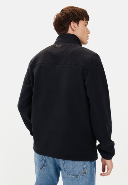 camel active Fleecejacke mit Stehkragen Langarm günstig online kaufen