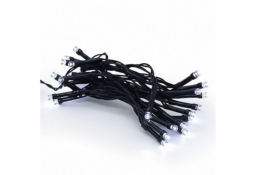 Spetebo LED-Lichterkette Außen Lichterkette kalt weiß mit Timer 24 LED, Gar günstig online kaufen