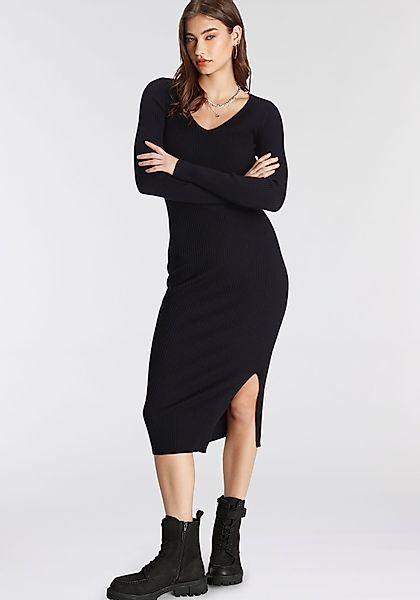 AJC Strickkleid festlicher Anlass, wadenlang, figurbetont, günstig online kaufen