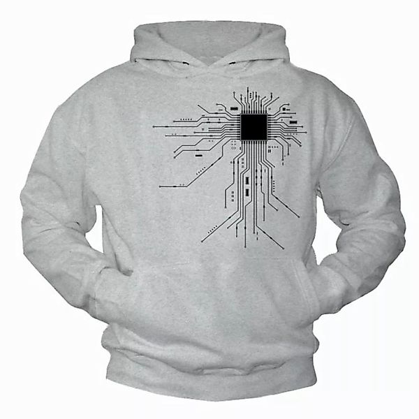 MAKAYA Kapuzenpullover Herren Pullover mit Druck Nerd Gamer Motiv Sweatshir günstig online kaufen