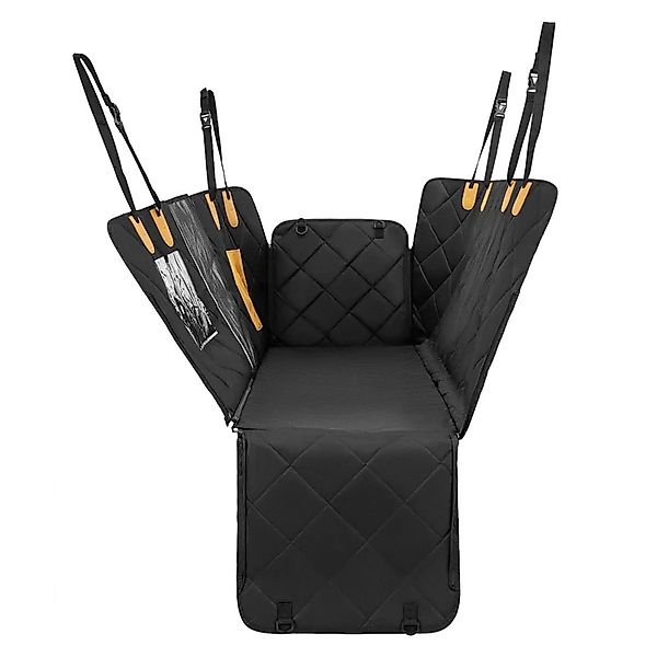 Costway Hundedecke Auto Rückbank Hundematte Schwarz 215 x 148 cm günstig online kaufen