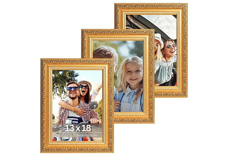 Victor (Zenith) Bilderrahmen Chagall, Antiker Bilderrahmen Set Gold 13x18 c günstig online kaufen