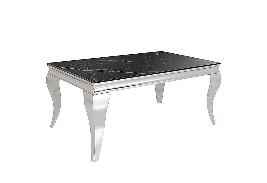 riess-ambiente Couchtisch MODERN BAROCK 100cm schwarz / silber (Einzelartik günstig online kaufen