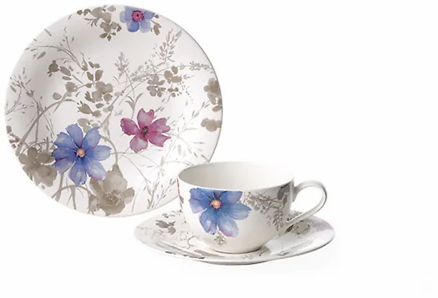 Villeroy & Boch Kaffeeservice »Mariefleur Gris Basic« Made in Germany, Fine günstig online kaufen