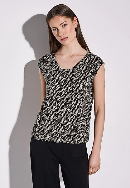 STREET ONE Print-Shirt, aus strecthigem Viskosematerial günstig online kaufen