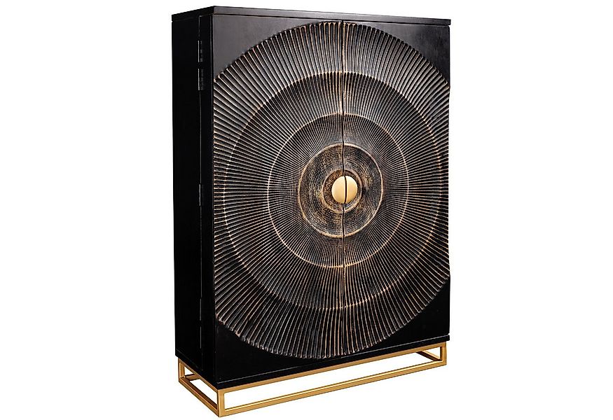 riess-ambiente Barschrank GOLDEN SUNSET 140cm schwarz / gold (Einzelartikel günstig online kaufen