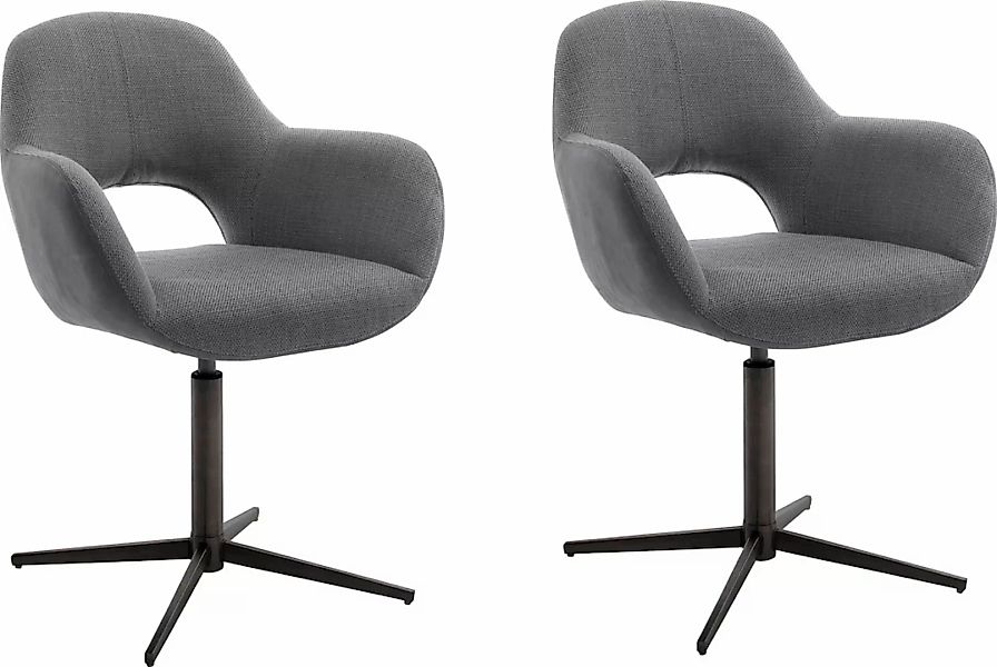 MCA furniture Esszimmerstuhl »Melrose«, (Set), 2 St., Stuhl 360°drehbar mit günstig online kaufen