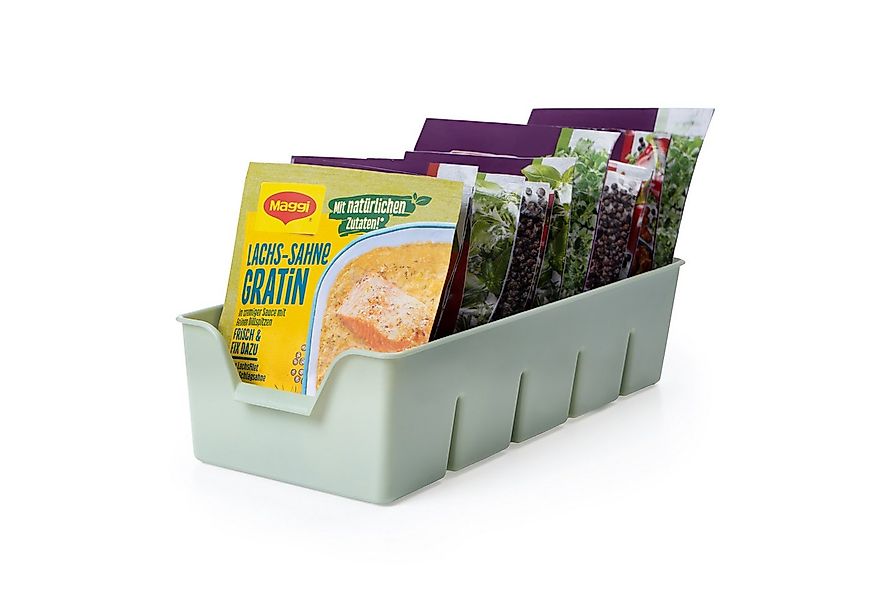 KONZEPT Gewürzregal Gewürz Organizer für Schrank, Gewürzbehälter aus Plasti günstig online kaufen